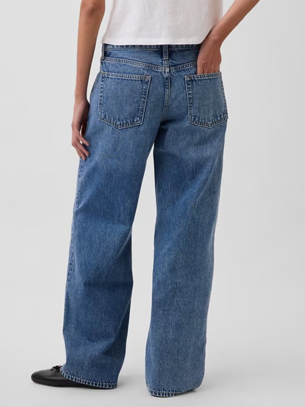 Gap Low Rise Rigid 90s Loose Jeans Size 27